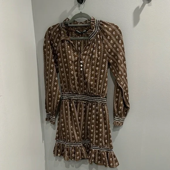 veronica beard brown dress Nelzy Dress Walnut  Peter Kate